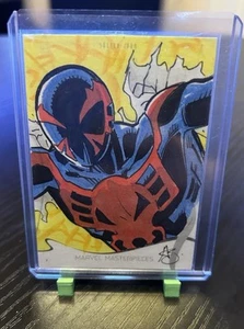 Spider-Man 2099 Marvel Masterpieces Artist Sketch Greg Kirkpatrick Card 1 Of 1! - Picture 1 of 2