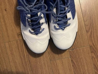 Jordan Flight masculino azul e branco tamanho 12,5 - Imagem 1 de 4