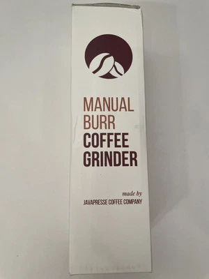 JavaPresse Manual Burr Coffee Grinder Adjustable Settings,Brushed Steel,Portable - Image 1 of 4