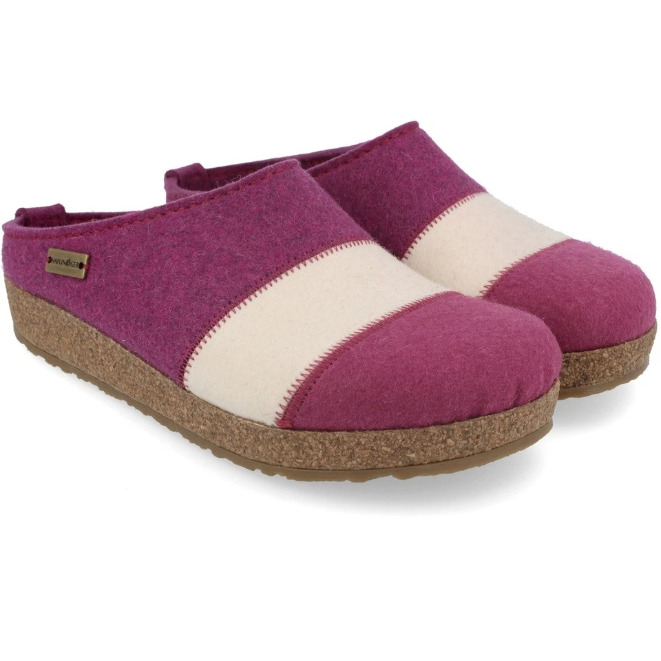 HAFLINGER ЛИНИЙ ЖЕНЩИН МУЖЧИН ШЕРСТИ ВОЙЛОК ТАПОЧКИ САБО - Изображение 1 из 1