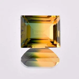 AAA Flawless 16 x 10 mm Natural Bi-Color Tourmaline GIT Certified Loose Gemstone - Picture 1 of 6