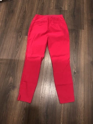 NY&C New York & Company Women’s Pink Pull on Skinny Crop Pants Size M #S4 - Image 1 of 4