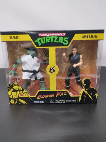 Teenage Mutant Ninja Turtles vs. Cobra Kai Raph vs. John Kreese 2 Pack Cover