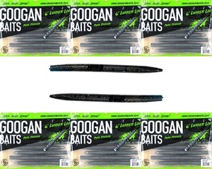 (6) Packs Googan Squad 6" Lunker Log Worm Night Club #18NCL Brand New In Pack - Picture 1 of 4