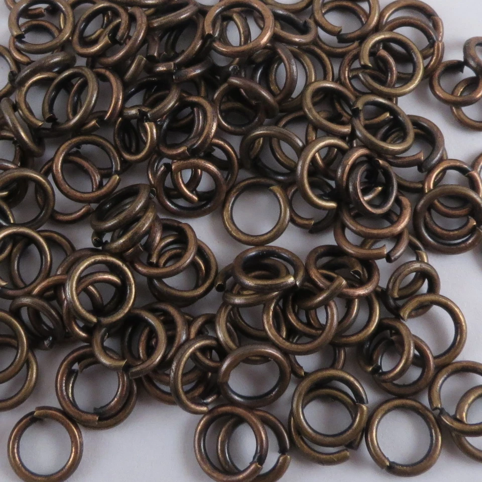 Anillos de salto conectores hallazgos de joyería para cuentas 4-5-6-8 mm Foto 1 de 1