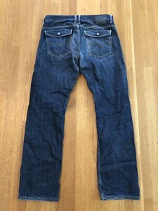 Pantalones de mezclilla azul Levi's 514 con solapa de bolsillo para hombre 34x34 - Imagen 1 de 8