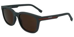Lacoste Men's Matte Grey Soft Square Sunglasses - L958S-022 - Picture 1 of 4