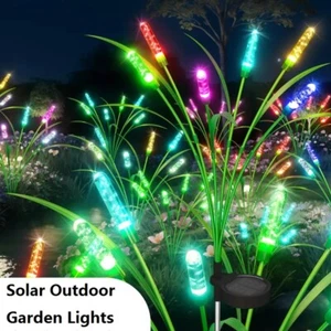 2xOutdoor Solar Garden Lights Pathway Patio Yard Walkway Wedding Party Decor - Picture 1 of 24