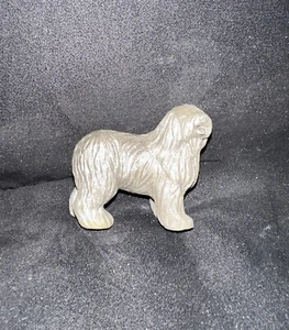 Vintage old english sheepdog dog miniature pewter 2” - Picture 1 of 2