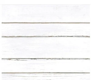 3 Rolls Room Mate Peel Stick Wallpaper Farmhouse White Shiplap Print Washable - Picture 1 of 9