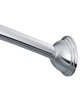 Moen CSR2160CH 54-Inch to 72-Inch Adjustable Length Fixed Mount Single Curved - Image 1 of 3