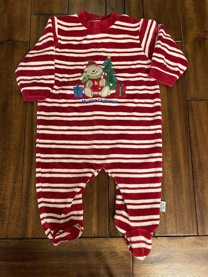 Primeras Impresiones "Mi Primera Navidad" Terciopelo Unisex Bebé Dormitorio 3-6 Meses Foto 1 de 4