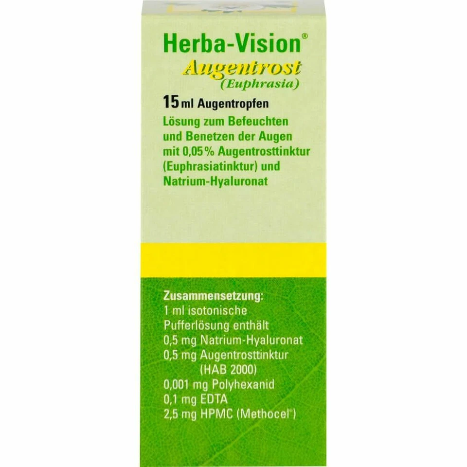 OMNIVISION GMBH HERBA-VISION Augentrost Augentropfen 15 ml PZN03114017
