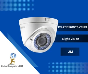 Camera DS-2CE56DOT-VFIR3 2MP Varifocal DNR Dome 2.8-12mm Night vision - Picture 1 of 2
