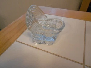 GLASS BABY CARRIAGE/STROLLER VG++ CONDITION-2 1/2" X 2" - Picture 1 of 4