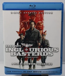 Inglourious Bastards (Blu-Ray/DVD, 2009) Bilingual w/Dogtags - Picture 1 of 6