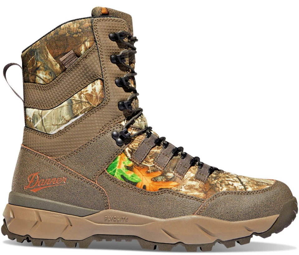Danner Xtra Vital Realtree 8” Dry H20 Proof Plyolite Hunting Boots Men’s| 10-D,M - Image 1 of 4