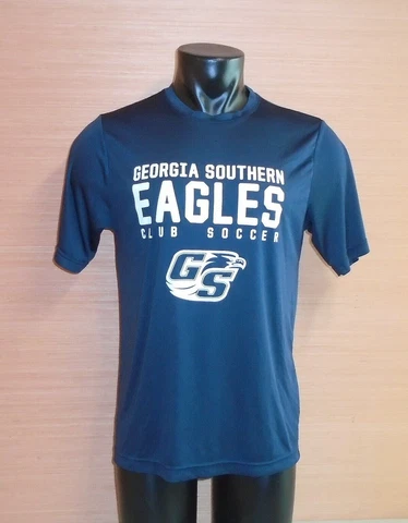 Georgia Southern University GSU Eagles Club Soccer Blue Team 365 T-Shirt Medium Cover