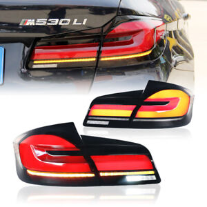 LED G38 Tail Lights For BMW 5 Series F10 F18 M5 2010-2017 Sequential Rear lamps