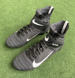 Botines de fútbol para hombre Nike Alpha Menace Elite 2 FlyKnit talla 11,5 anchos negros - Imagen 1 de 14