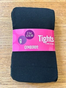 NEW Gymboree Girls Solid Black Tights XL-XXL age 6-8 H-45-54"  W-45-64 lbs  NWT - Picture 1 of 2