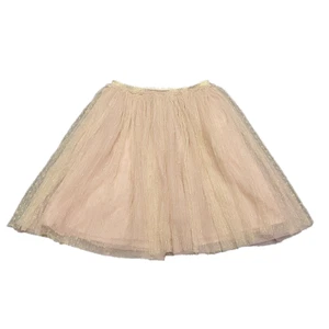 Cat and Jack Girls Dressy Pull On Skirt Size Medium 8 Pink and Gold - Picture 1 of 6