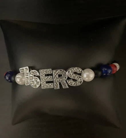 “Philadelphia 76ers” Rhinestone Diffuser Bracelet Cover
