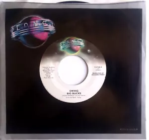 SWING - Big Bucks/Wohnwagen - Vinyl 45u/min 1981 Planet P-47940 - Bild 1 von 5