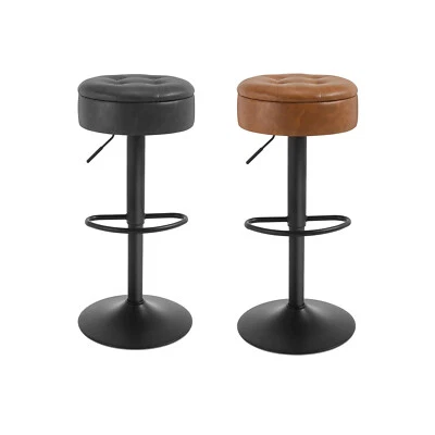WOLTU 1/2/4x Barhocker Barstuhl Kunstleder Bistrohocker Drehbar höhenverstellbar - Bild 1 von 4