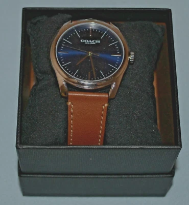 RELOJ COACH 14602397 HOMBRE PRESTON CORREA CUERO MARRÓN  Foto 1 de 4