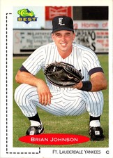 1991 Classic Best Brian Johnson #9 Fort Lauderdale Yankees