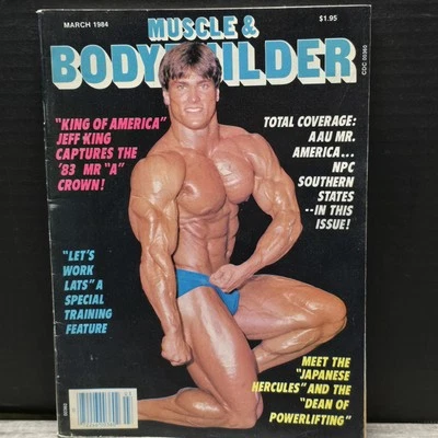 VTG MUSCLE & BODYBUILDER March 1984 Gay interest Beefcake - Image 1 of 4