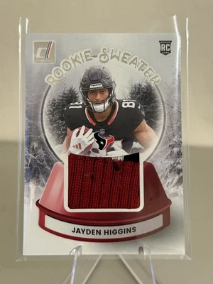 2025 Panini Donruss - Rookie Sweater Jayden Higgins #SWE-JHS - Image 1 of 2