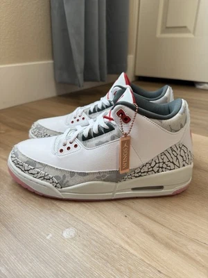 Air Jordan 3 asas retrô, novo em folha, nunca usado, tamanho 9,5M/11W!  - Imagem 1 de 4