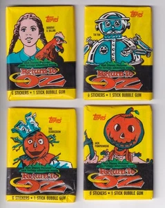 Vintage 1985 Topps Return to Oz Cards FOUR WAX PACK Set Wizard of Oz Dorothy Tot - Picture 1 of 2