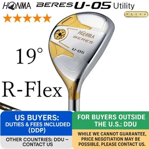 HONMA BERES U-05 Hybrid 5-Star GP U19 19° R-Flex ARMRQ∞ 48 5S w/Headcover - Picture 1 of 8