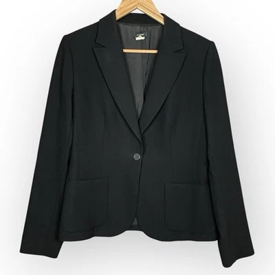 Vintage J.Crew Womens Minimalist Wool Blazer Size 10 Made in Japan Classic Y2K - Image 1 of 4