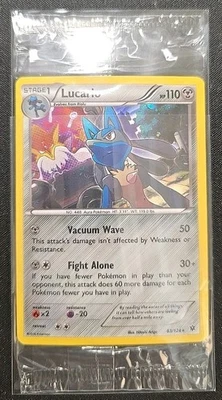 Lucario 63/124 Cosmos Holo XY Pokemon Sellado Knockout Colección Promo con REMOLINO Foto 1 de 4