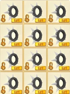 Animal Jam Classic AJ Black Long Spiked Collar Solid (READ DESC before buying) - Picture 1 of 1