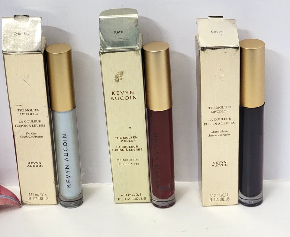 KEVYN AUCOIN РАСПЛАВЛЕННАЯ ГУБА ЦВЕТ 0,1 жидкой унции новый в коробке выбрать цвет - Изображение 1 из 4