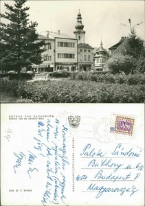 Rosenau Rožnov pod Radhoštěm Růžový sad na náměstí Míru/Geschäfte 1974 - Picture 1 of 3