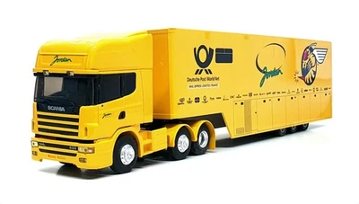 Eligor 1/43 Scale 111910 - Scania F1 Transporter Truck Jordan 2000 - Yellow - Image 1 of 4