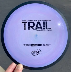 Axiom MVP Neutron Trail -Swirly Transitional Color James Conrad Series Disc Golf - Picture 1 of 8
