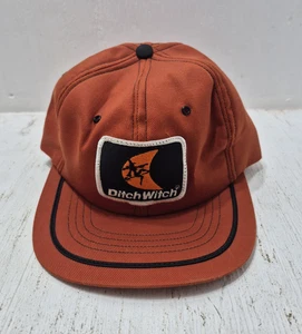 Vintage Ditch Witch SnapBack Trucker Mütze Kappe Patch Swingster USA orange - Bild 1 von 6