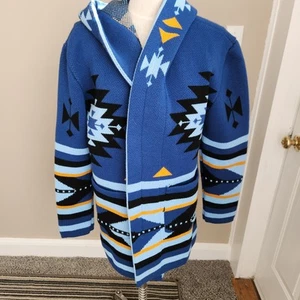 Herren ONE In A MILLION Azteken Navajo Kapuzen Strickjacke Pullover XL - Bild 1 von 7