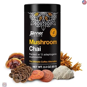 Inner Elevate Mushroom Chai - Ultimate Coffee Alternative - Adaptogenic - Picture 1 of 6