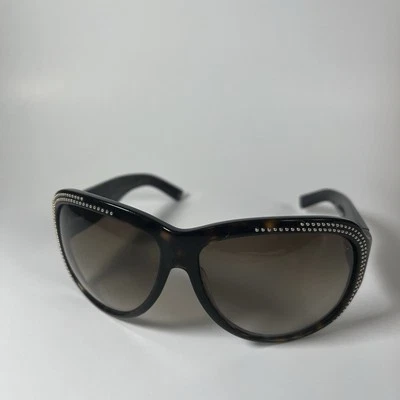 Diesel女式太阳镜。 环绕风格,黑色带大理石银色闪亮 — 第 1/4 张图片