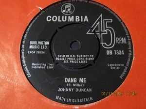 JOHNNY DUNCAN-DANG ME-COLUMBIA - Picture 1 of 2