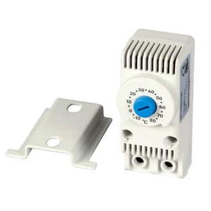 Thermostat für Einbaulüfter für Wandgehäuse Serverschrank inkl. Hutschiene TH35 - Photo 1/3