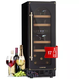 Weinkühlschrank 2 Zonen 52 L Flaschenkühlschrank 17 Weinflaschen Touch Schwarz - Bild 1 von 9